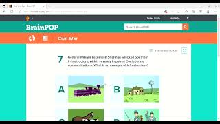 Civil War Quiz BrainPOP [upl. by Grosvenor642]