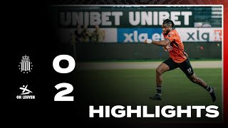 HIGHLIGHTS  JPL 2425  Sporting Charleroi  OH Leuven [upl. by Onitsoga]