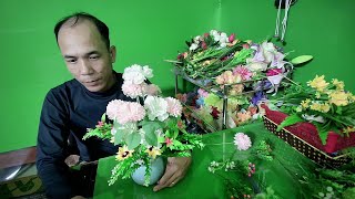 Simple flower arranging skills  episode 174  Mardy2003 [upl. by Reseda]