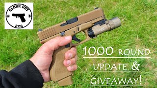 GLOCK 19X 1000 ROUND UPDATE amp GIVEAWAY [upl. by Hgeilyak]