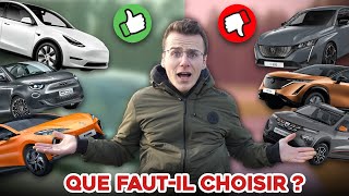 Mon TOP 5 des MEILLEURES et PIRES voitures électriques de 2023  mon guide dachat [upl. by Aekerly]