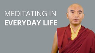 Meditating in Everyday Life with Yongey Mingyur Rinpoche [upl. by Nnylsoj]