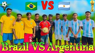 Brazil VS Argentina FIFA World Cup 2022  Omor On Fire  BAD BROTHER  Its Omor  JS Bondhu Studia [upl. by Alyks]