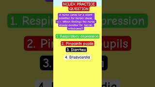 NCLEX Review  NCLEX Practice Question  NCLEX Question amp Answer RN LPN  ADAPT NCLEX shortvideo [upl. by Jessica38]