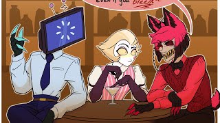 Alastor has a KILLER pickup line  Hazbin Hotel comic dub [upl. by Brietta952]