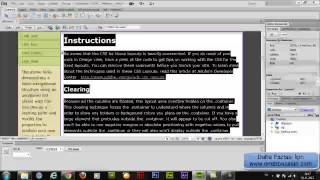 Dreamweaver CS6 Dersleri  Ders 1 wwwomerbozalancom [upl. by Agon991]