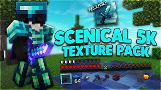 Scenery 16x  Scenical 5k Texture Pack Release  Hypixel Bedwars [upl. by Yvan755]