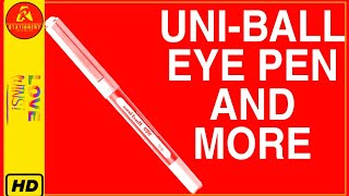 Uniball eye pen  uniball roller pen refill  Uniball pen  Mitsubishi Pens [upl. by Gerk]