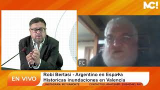 Robi Bertasi  Argentino en España  Historica inundacion en Valencia [upl. by Kalinda]