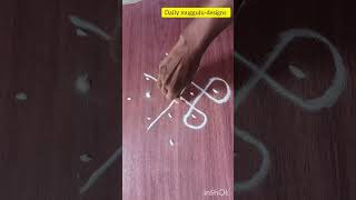 Daily small chukkala muggu for beginners shortsfeed ytviral simplekolam Dailymugguludesigns [upl. by Eicarg]