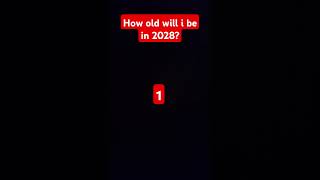 How old will I be hair sixteen old fyp 2028 2024 text howold average age young funny [upl. by Chang]