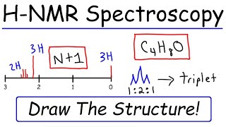 Proton NMR Spectroscopy  How To Draw The Structure Given The Spectrum [upl. by Repip24]