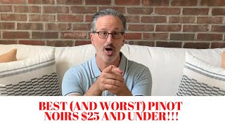 Best Pinot Noir Wines Under 25  Value Wines [upl. by Sluiter]