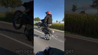 cool joke g music husqvarna wheelie bikelife 701 akrapovic [upl. by Ainud107]