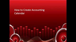 How to create a Accounting Calendar [upl. by Aisor]