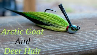 Tying A Deer Hair Bass Pattern Swim Jig [upl. by Dulsea]