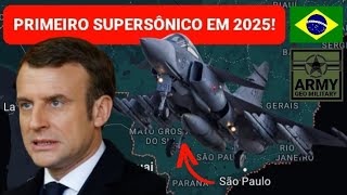 PRIMEIRO CAÃ‡A SUPERSÃ”NICO DO BRASIL ESTARÃ PRONTO JÃ EM 2025 EVOLUÃ‡ÃƒO [upl. by Dianemarie]