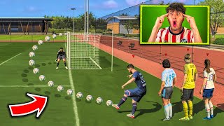 I Attempted the WEIRDEST Shots in FIFA 22 [upl. by Nalod]