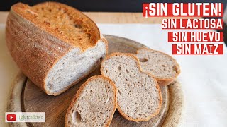 EL PAN SIN GLUTEN DE TRIGO SARRACENO MÁS ESPONJOSO  sin lactosa sin almidón de máiz vegano [upl. by Tann174]