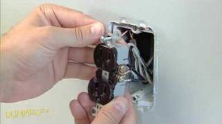 How to Replace a Standard Electrical Outlet For Dummies [upl. by Hajidak]