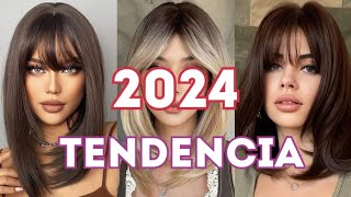 TENDENCIAS del CABELLO 2024 ✂️👌 CORTES y ESTILOS DE MUJERES [upl. by Charley]