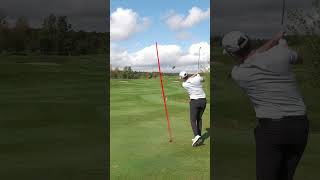 Who wins between a low handicap and a mid handicap golf golfer golfclips golfhighlights [upl. by Aneetsirk600]