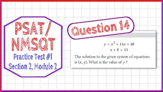 PSAT  NMSQT Question 14 from Practice Test 1 Section 2 Module 2 [upl. by Ahsiemac]