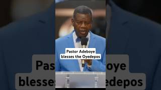 Pastor Adeboye blesses the Oyedepos as God directed by God [upl. by Ovatsug]