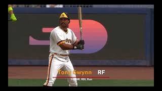 MLB The Show 24 Gwynns 3000th Hit Celebration Program Moments Episode 1Tony Doubles For First Hit [upl. by Avery]