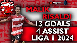 WELCOME TO PERSEBAYA Malik Risaldi Full Highlight Goal dan Assists Liga 1 2024 Madura United [upl. by Nirrep]