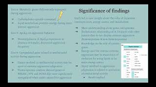 BIOL 250 Extreme Aggression Genome Study [upl. by Anyrb]