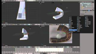 bend wooden sculpture with blender 25 ant yafaray 12 beta 1part [upl. by Dnivra]