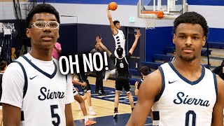 Bronny amp Bryce James GO AT Best Jewish Team In The Country Sierra Canyon vs Valley Torah [upl. by Wil]