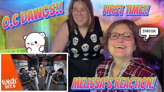 MELISSAS FIRST TIME REACTION TO  OC Dawgs perform quotPauwi Nakoquot LIVE on Wish 1075 Bus [upl. by Linder]