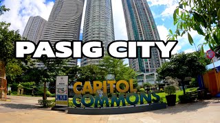 PASIG CITY CAPITOL COMMONS  CAPITOL COMMONS  WALKING TOUR  LAKAD PINOY PH  4k [upl. by Sucramad273]