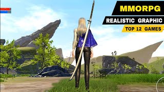 Top 12 The Most Played MMORPG with The Best Graphics for Android iOS  Best MMO RPG mobile [upl. by Akenihs]