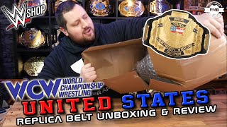 UNBOXING NEW WWE SHOP WCW UNITED STATES REPLICA BELT [upl. by Miche888]