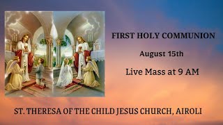 First Holy Communion St Theresa of the child Jesus Church Airoli 15821 at 900am [upl. by Odom]