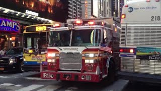 1 Million Views Special FDNY Responding Compilation 6 Blazing Sirens amp Loud Air Horns Throughout NYC [upl. by Brianne]