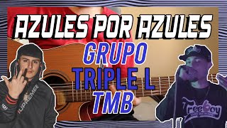 Azules por Azules  Grupo Tmb x Grupo Triple L  Tutorial TABS Requinto  Guitarra [upl. by Attekram589]