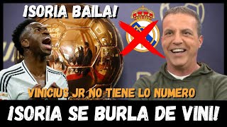 SORIA REACCIONA Y LA BAILA POR LA DERROTA DE VINI JR EN EL BALON DE ORO CHIRINGUITO DE JUGONES [upl. by Yatnwahs]