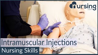 Intramuscular Injection Techniques Nursing Skills [upl. by Shaeffer149]