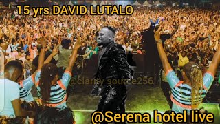 LIVE DAVID LUTALO 15YRS CONCERT  EKIVULU KYA DAVID LUTALO [upl. by Nylynnej]