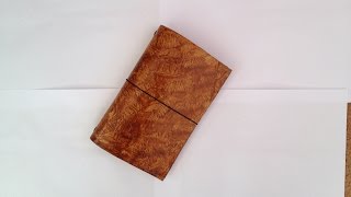 TrashToTreasure  4  Eco Dori  Midori Style Notebook [upl. by Edak]