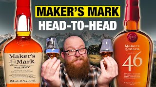 Makers Mark vs Makers Mark 46 Which Bourbon is WORTH IT [upl. by Atinhoj]