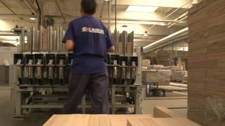 UNILIN production process parquet [upl. by Nomyaw924]