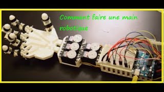 Comment faire une main robotique [upl. by Almena310]