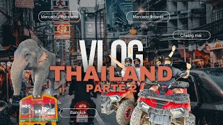 Vlog TAILANDIA🇹🇭 Mercado Flotante y Ferroviario Chiang Mai  Fuimos a una RESERVA DE ELEFANTES 🐘 [upl. by Elletsyrc]