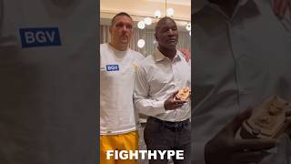 Usyk GIVES Evander Holyfield a GIFT day after BEATING Tyson Fury [upl. by Deery]