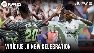 FIFA 23  Vinícius Júnior New Celebration  PS5™ 4K 60FPS [upl. by Jasmine]